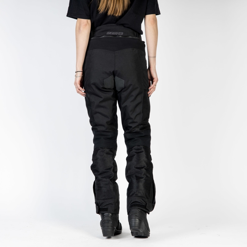 Dámske nohavice motocykel Ozone Flow čierne výpredaj