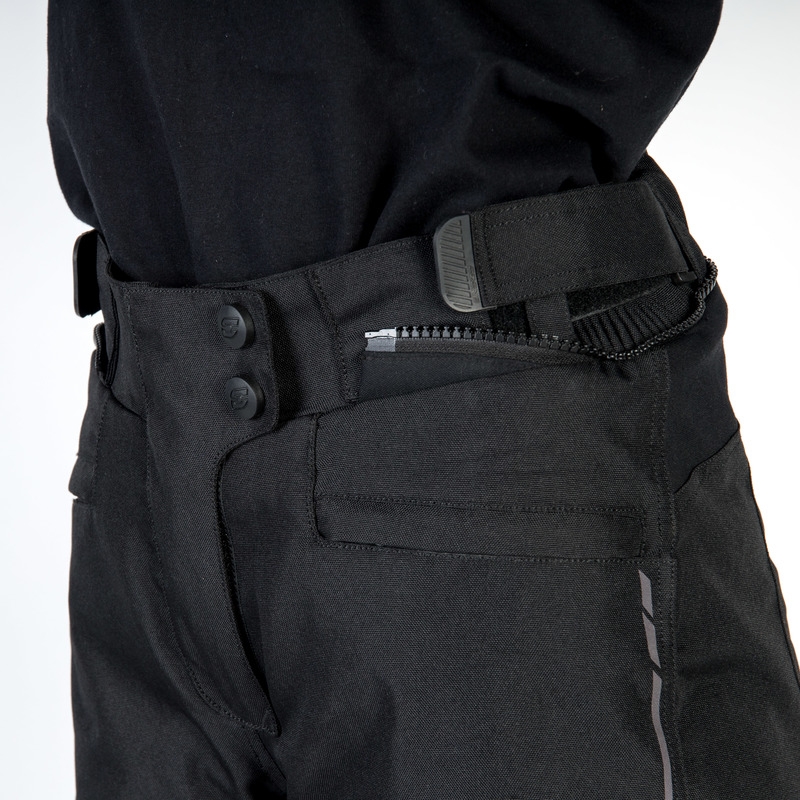 Dámske nohavice motocykel Ozone Flow čierne výpredaj