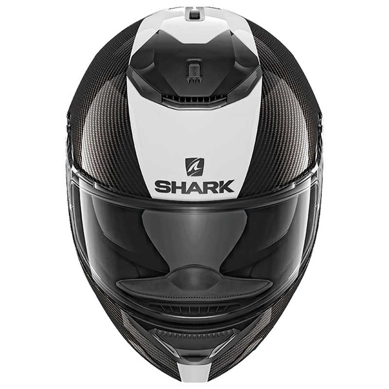Integrálna prilba na motocykel SHARK Spartan Carbon Skin 1.2 čierno-biela