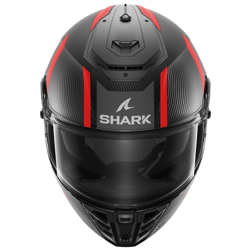 Integrálna prilba na motocykel SHARK SPARTAN RS Carbon Shawn Mat čierno-červená