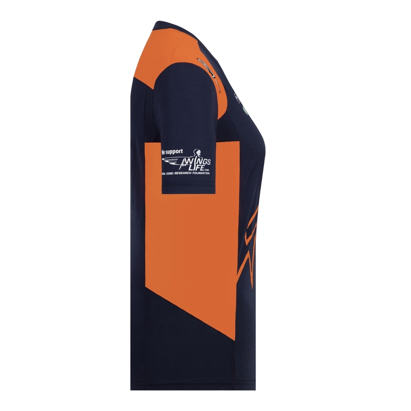 Dámske tričko KTM Red Bull Racing Official Teamline modro-oranžové výpredaj