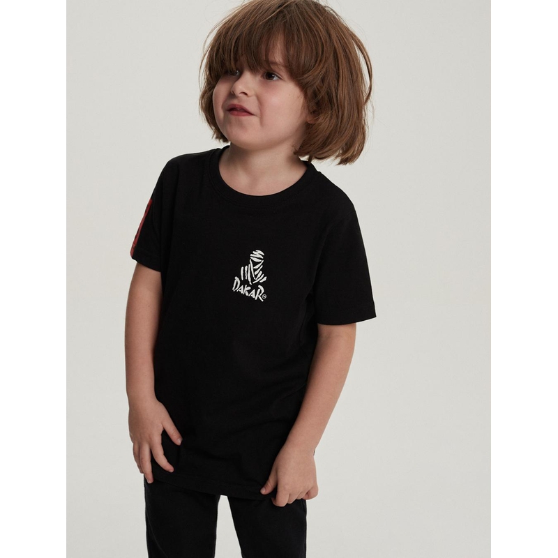 Detské tričko DAKAR DKR KID 322 čierne