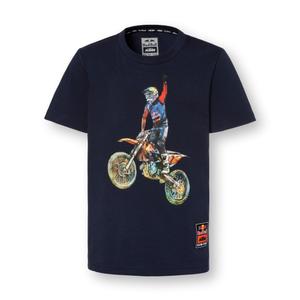 Detské tričko KTM Red Bull Jump modré