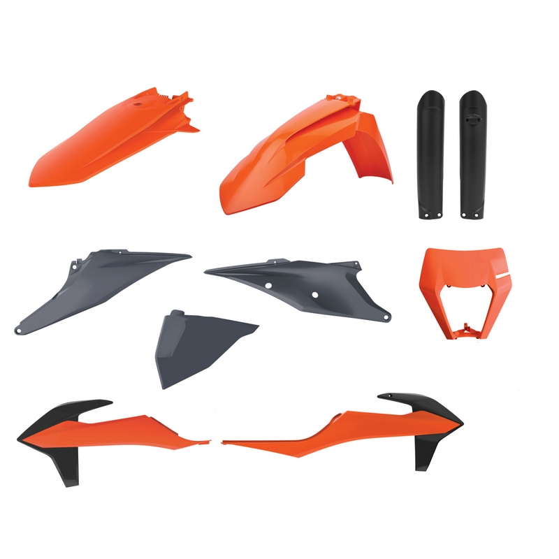 Sada plastov POLISPORT enduro OEM Farba
