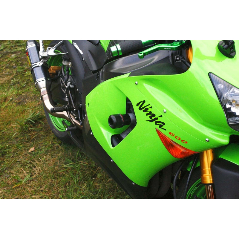 Padacie protektory - Kawasaki ZX-6R (2005 - 2006) bez úpravy kapotáže Gatling