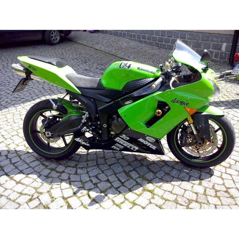 Padacie protektory - Kawasaki ZX-6R (2005 - 2006) bez úpravy kapotáže Gatling