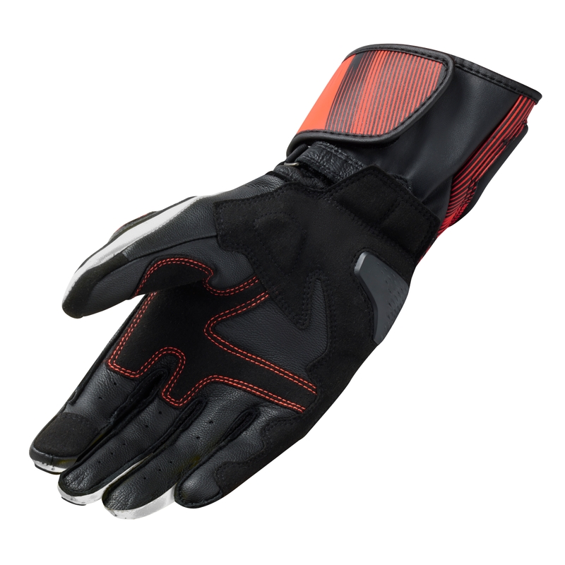 Rukavice na motocykel Revit Metis 2 čierno-fluorescenčno červené výpredaj