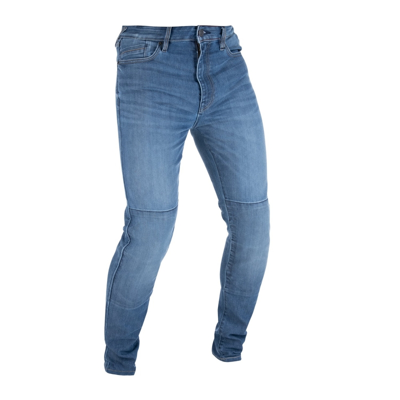 Jeansy na motocykel Oxford Original Approved Jeans AA Slim fit svetlomodré