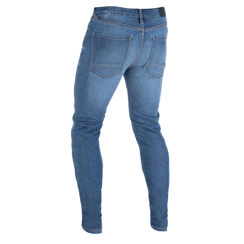Jeansy na motocykel Oxford Original Approved Jeans AA Slim fit svetlomodré