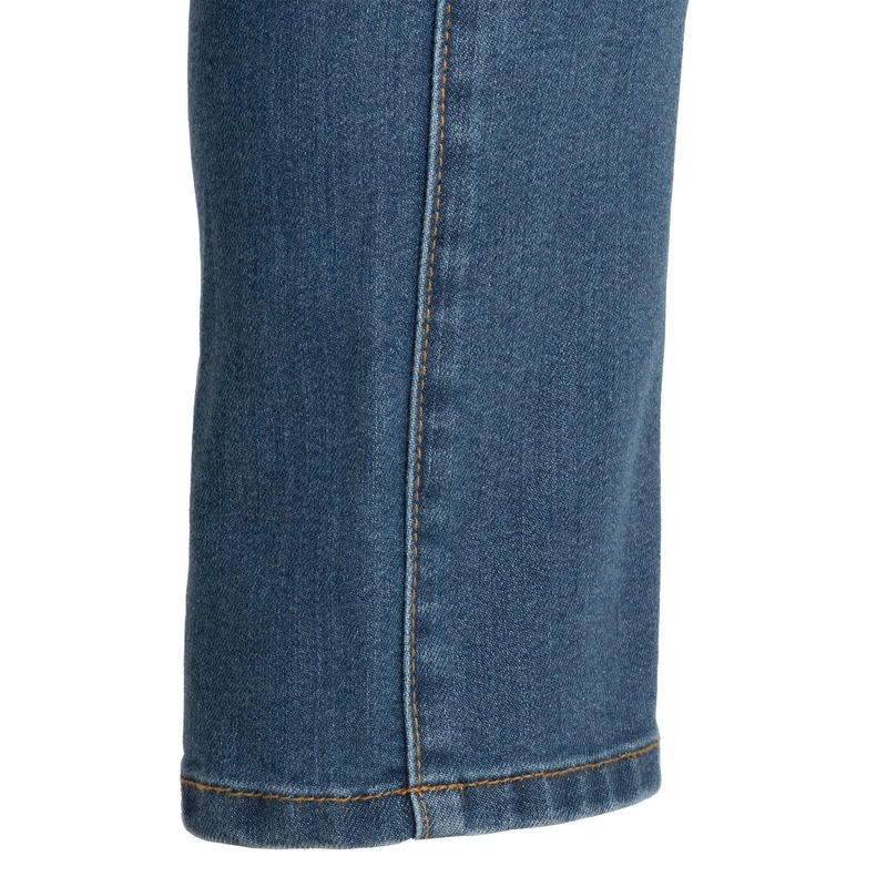Jeansy na motocykel Oxford Original Approved Jeans AA Slim fit svetlomodré