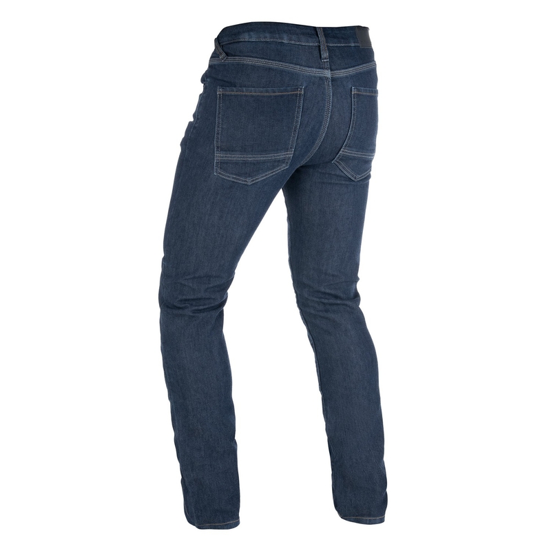 Jeansy na motocykel Oxford Original Approved Jeans AA tmavomodré