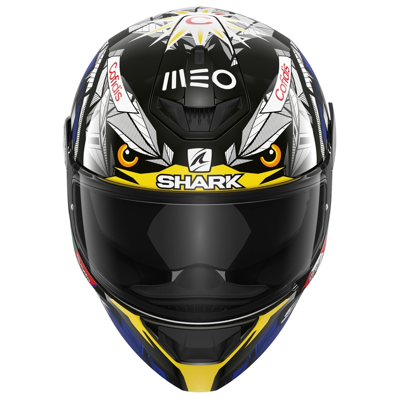 Integrálna prilba na motocykel SHARK D-SKWAL 2 Replica Oliveira Falco čierno-modro-žltá