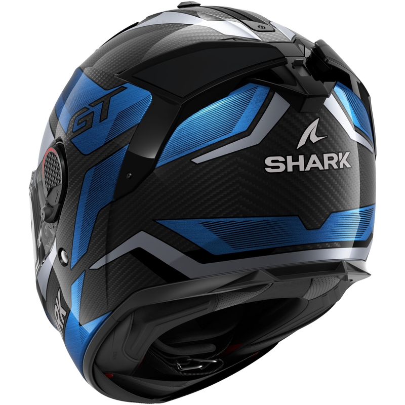 Integrálna prilba na motocykel SHARK SPARTAN GT PRO Carbon Ritmo čierno-modrá