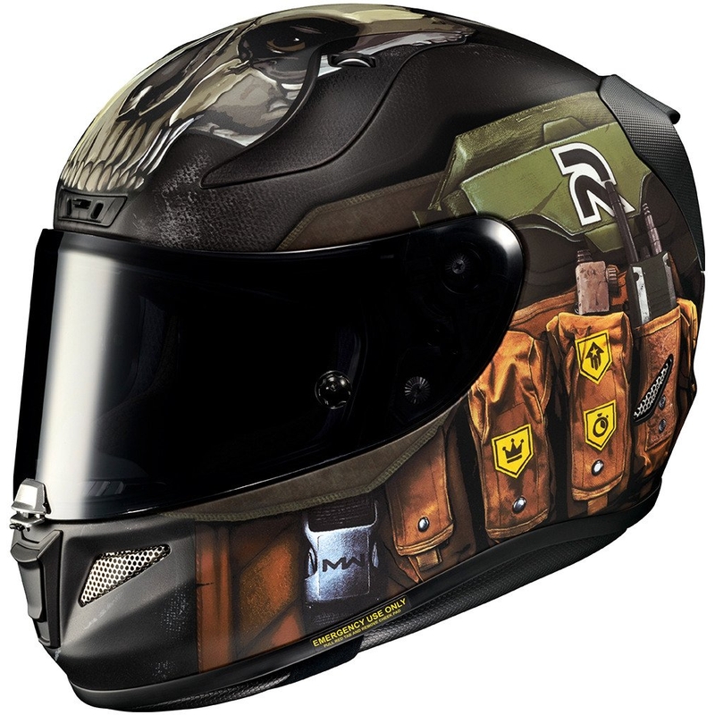 Integrálna prilba na motocykel HJC RPHA 11 Ghost Call Of Duty MC34SF čierno-hnedo-zelená výpredaj