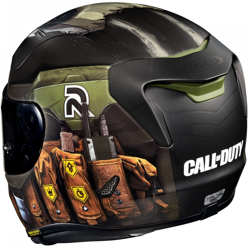 Integrálna prilba na motocykel HJC RPHA 11 Ghost Call Of Duty MC34SF čierno-hnedo-zelená výpredaj