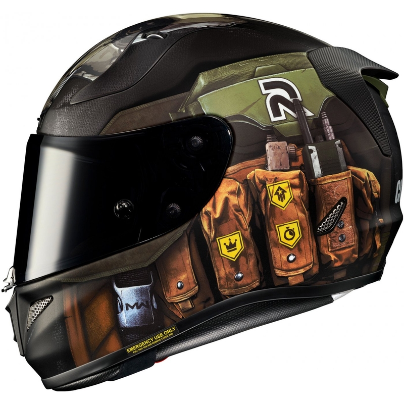 Integrálna prilba na motocykel HJC RPHA 11 Ghost Call Of Duty MC34SF čierno-hnedo-zelená výpredaj