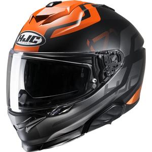 Integrálna prilba na motocykel HJC i71 Enta MC7SF čierno-sivo-oranžová