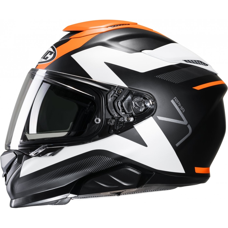 Integrálna prilba na motocykel HJC RPHA 71 Pinna MC7SF čierno-bielo-oranžová výpredaj