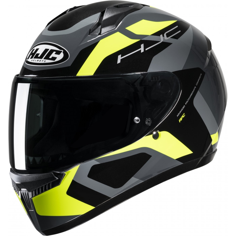Integrálna prilba na motocykel HJC C10 Tins MC3H čierno-sivo-fluo žltá