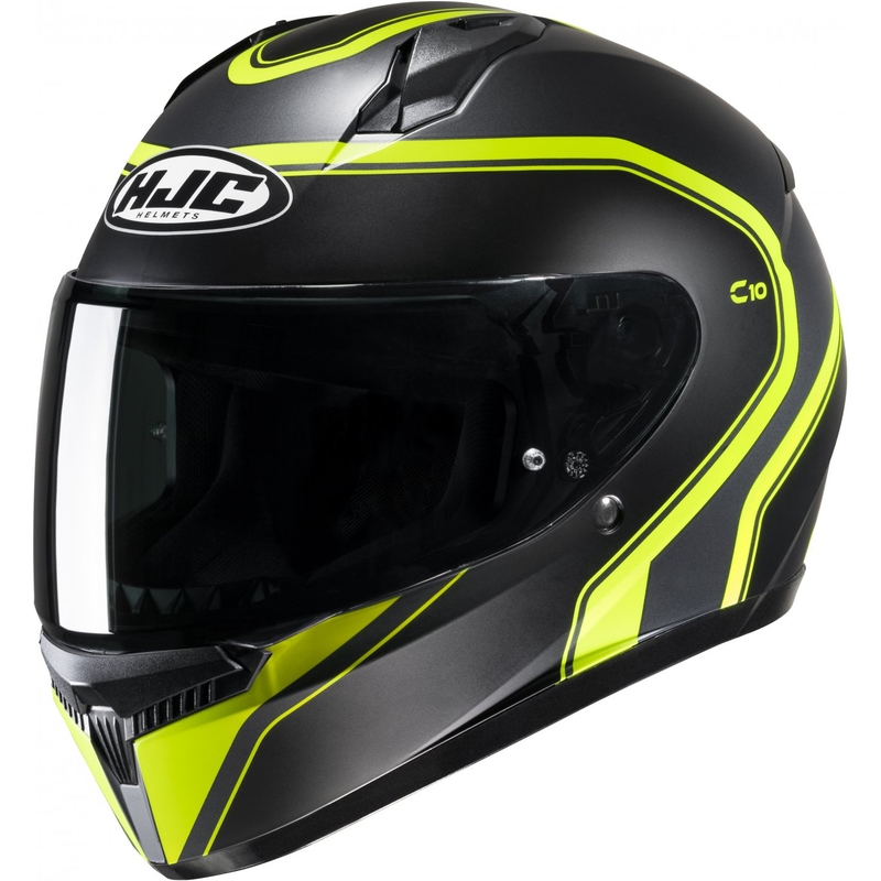 Integrálna prilba na motocykel HJC C10 Elie MC3HSF čierno-fluo žltá