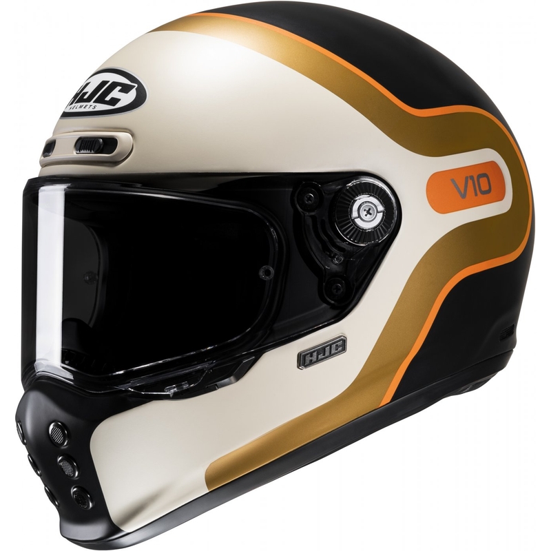 Integrálna prilba na motocykel HJC V10 Grape MC7SF béžovo-oranžovo-hnedo-čierná