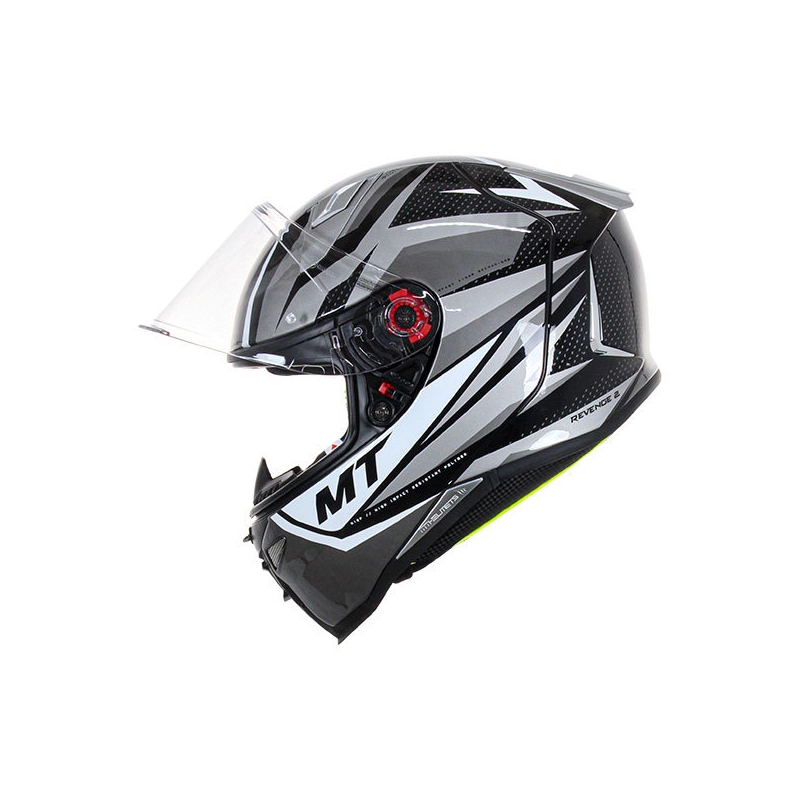 Integrálna prilba na motocykel MT FF110 Revenge 2 Kley bielo-sivo-čierna výpredaj