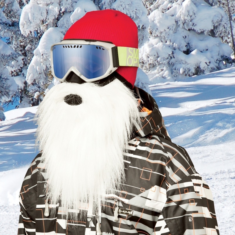 Maska Beardski Santa biela