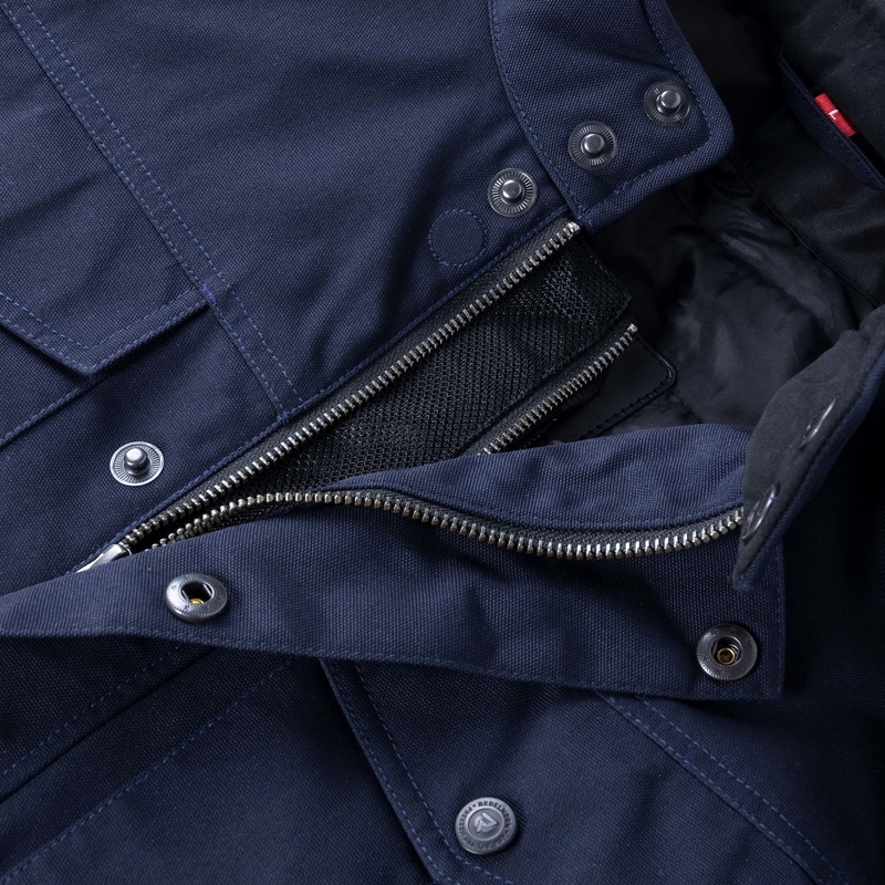 Bunda na motocykel Rebelhorn Hunter tmavomodrá výpredaj