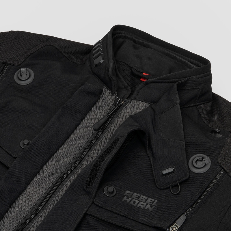 Bunda na motorku Rebelhorn Range Black