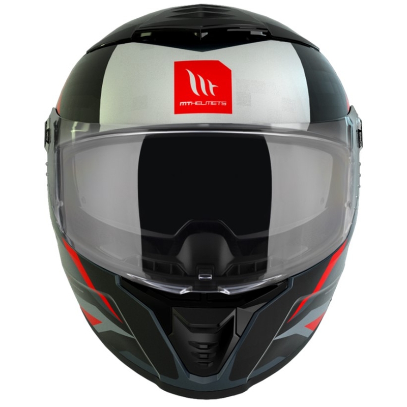 Integrálna prilba na motocykel MT Thunder 4 SV Exeo čierno-šedo-červená