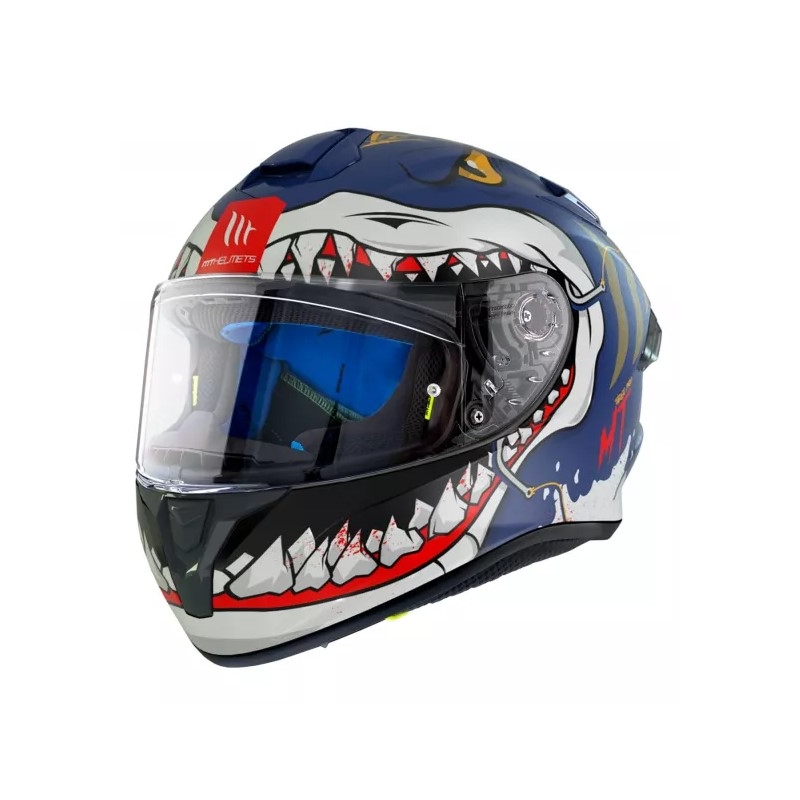 Integrálna prilba na motocykel MT Targo Pro Sharky modrá