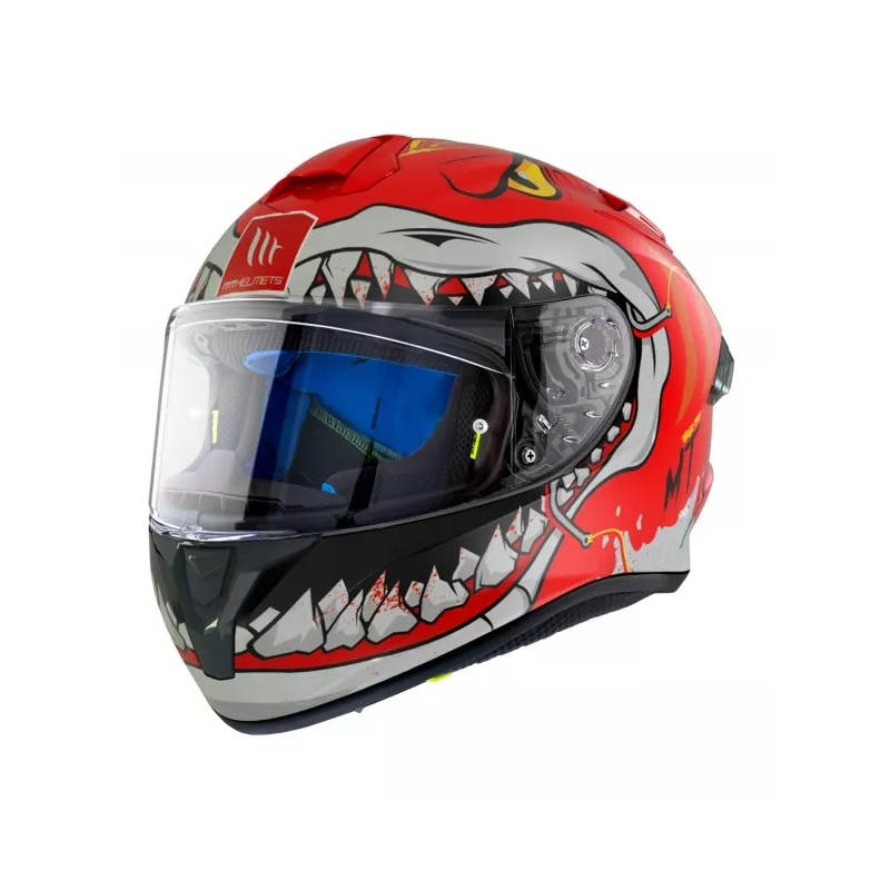 Integrálna prilba na motocykel MT Targo Pro Sharky červená
