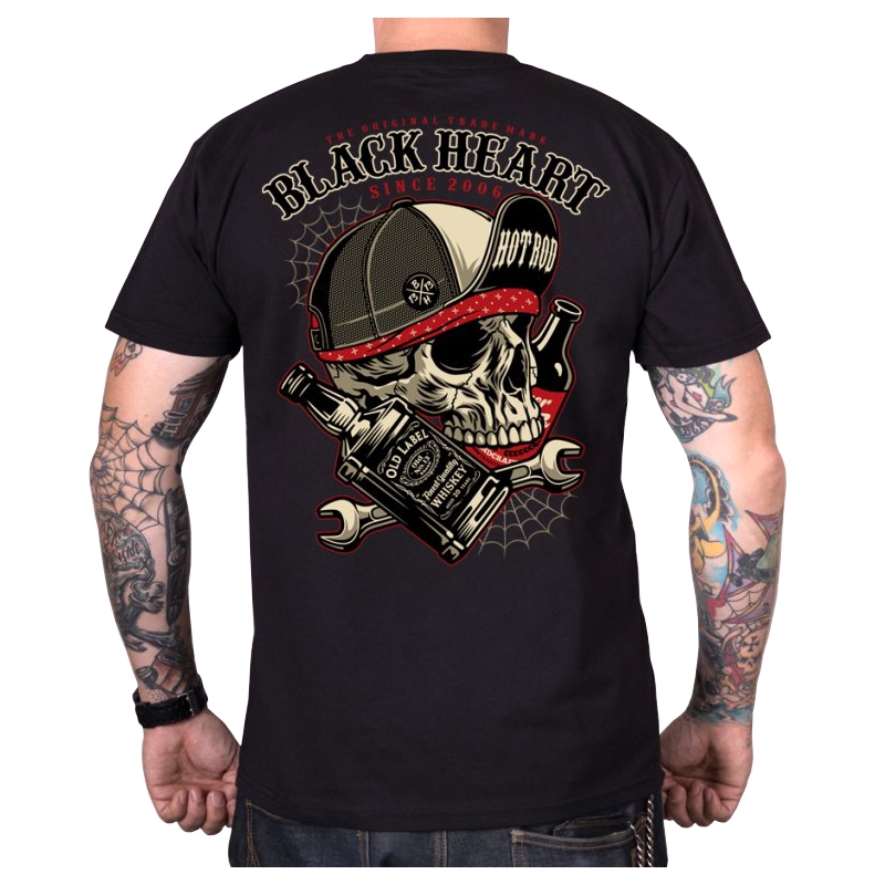 Pánske tričko Black Heart Commander čierne