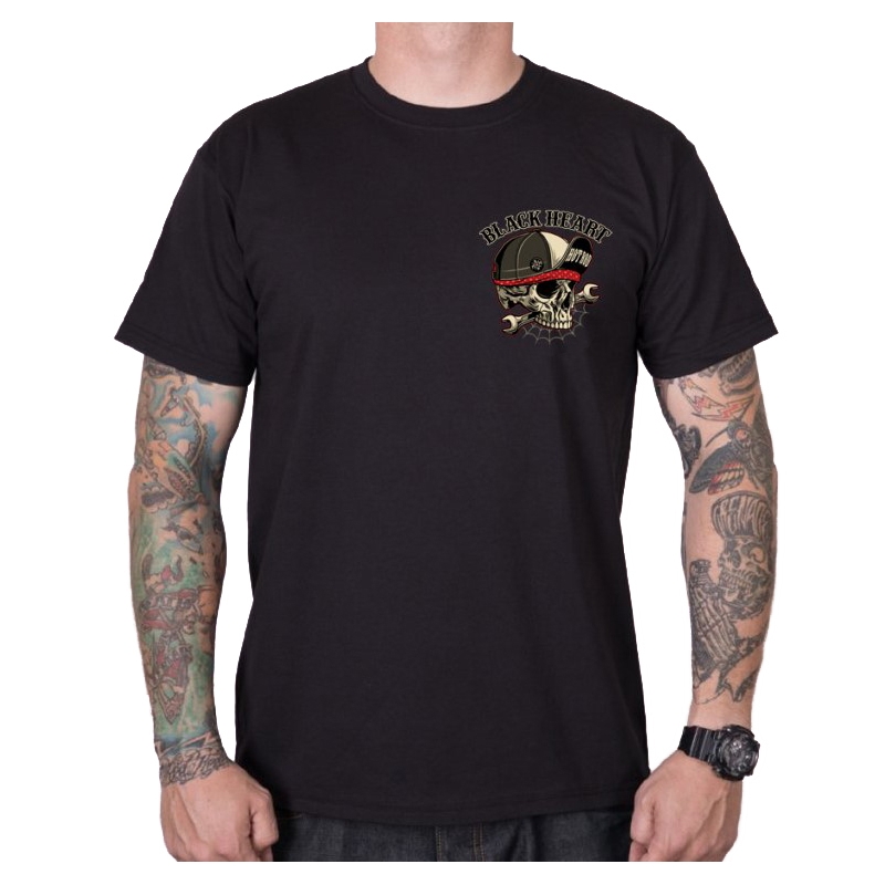 Pánske tričko Black Heart Commander čierne