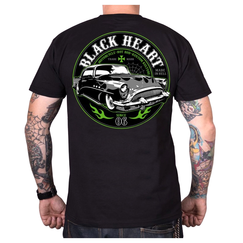Pánske tričko Black Heart Monster čierne