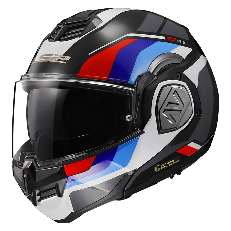 Preklápacia prilba na motocykel LS2 FF906 Advant Sport čierno-modro-červená