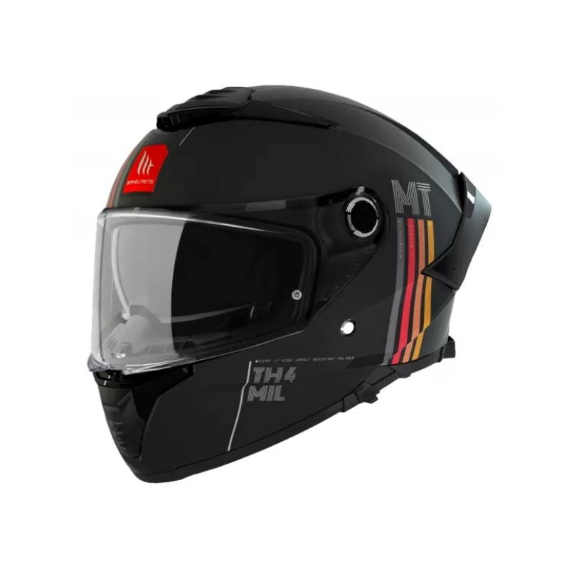 Integrálna prilba na motocykel MT Thunder 4 SV Mil A11 čierna matná výpredaj