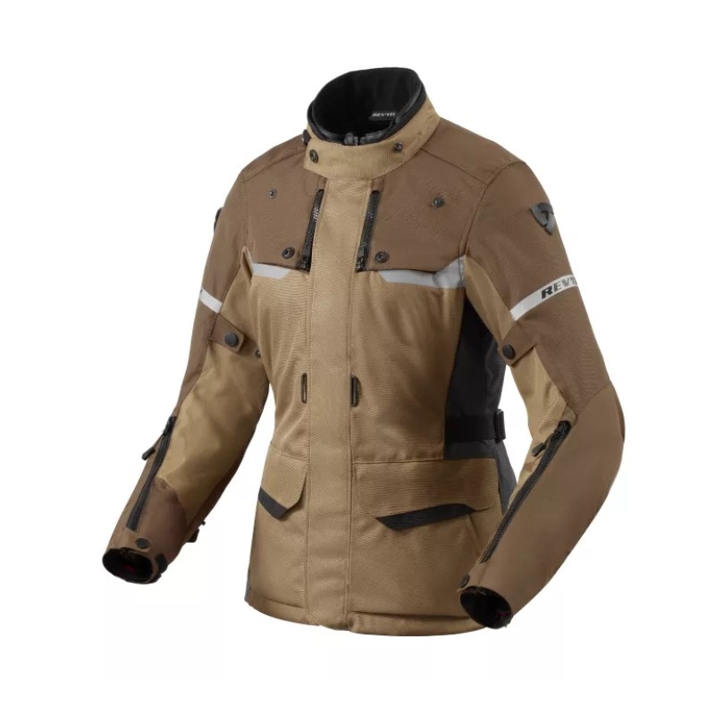 Dámska bunda na motocykel Revit Outback 4 H2O hnedá výpredaj
