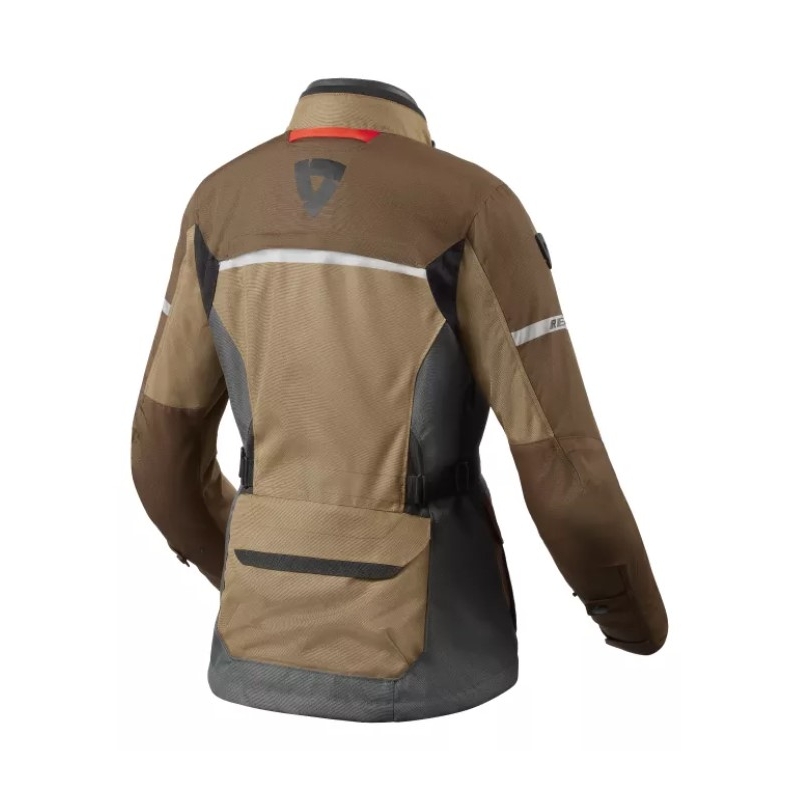 Dámska bunda na motocykel Revit Outback 4 H2O hnedá výpredaj