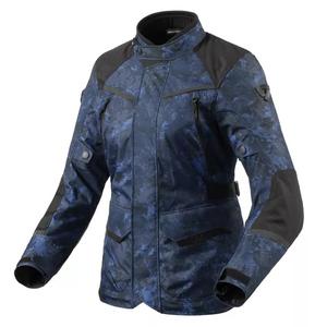 Dámska bunda na motocykel Revit Voltiac 3 H2O camo modrá