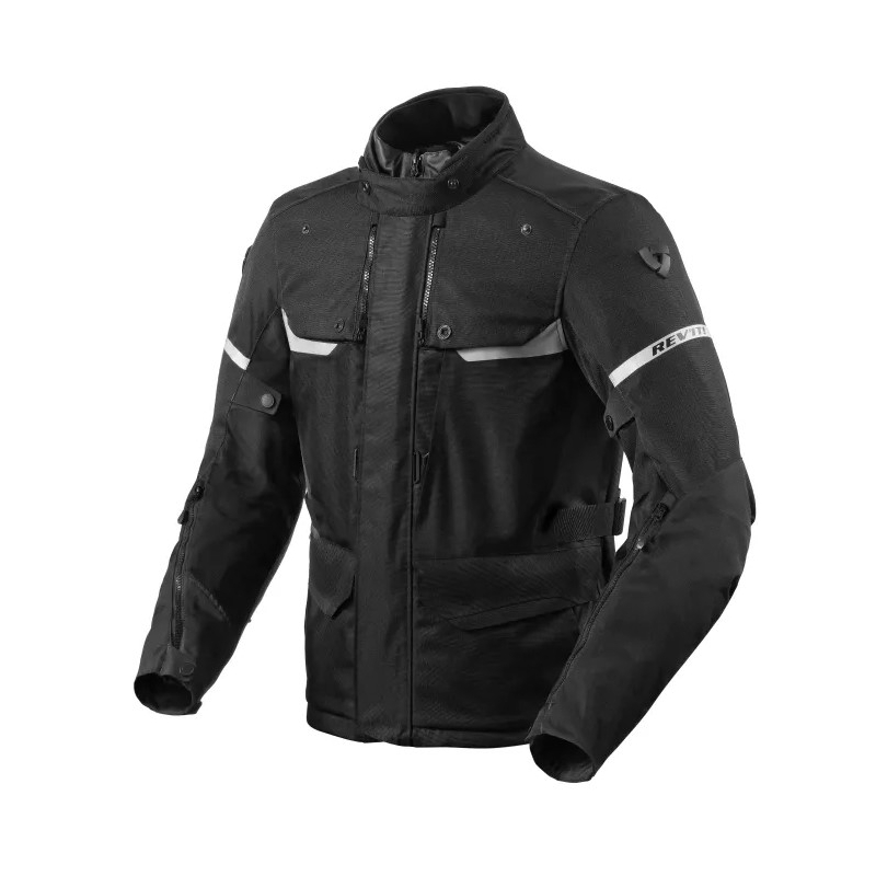 Bunda na motocykel Revit Outback 4 H2O čierna