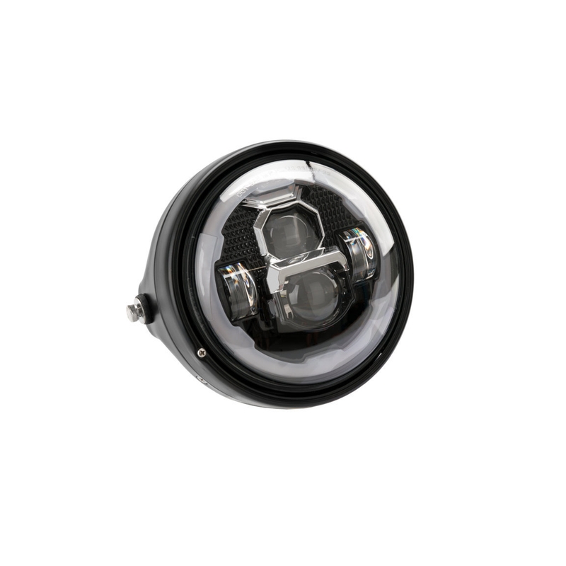 Maska so svetlom PUIG LUMEN Z LED čierna