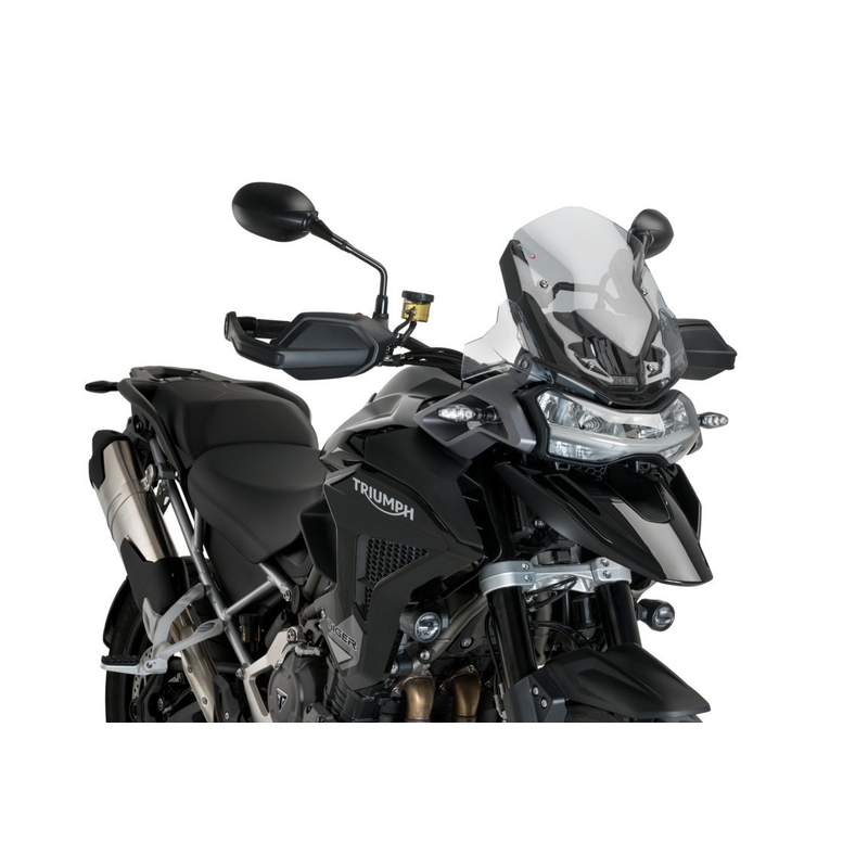 Plexi štít PUIG SPORT dymové pre TRIUMPH Tiger 1200 Explorer / GT Explorer 2022-2025
