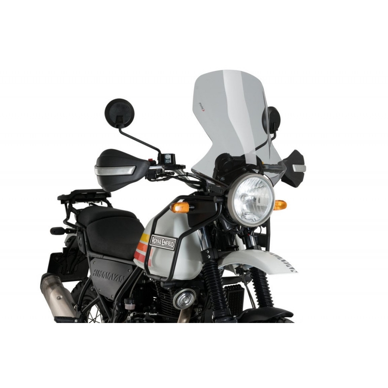 Plexi štít PUIG TOURING dymové pre ROYAL ENFIELD Himalayan 411 2017-2020
