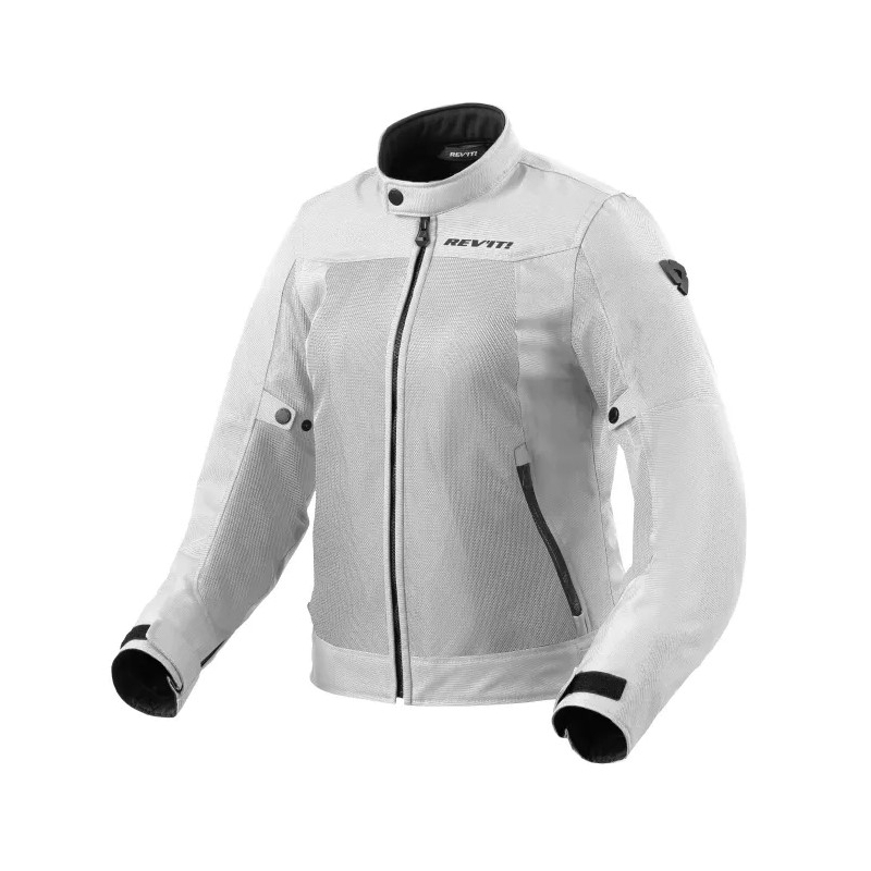 Dámska bunda na motocykel Revit Eclipse 2 strieborná