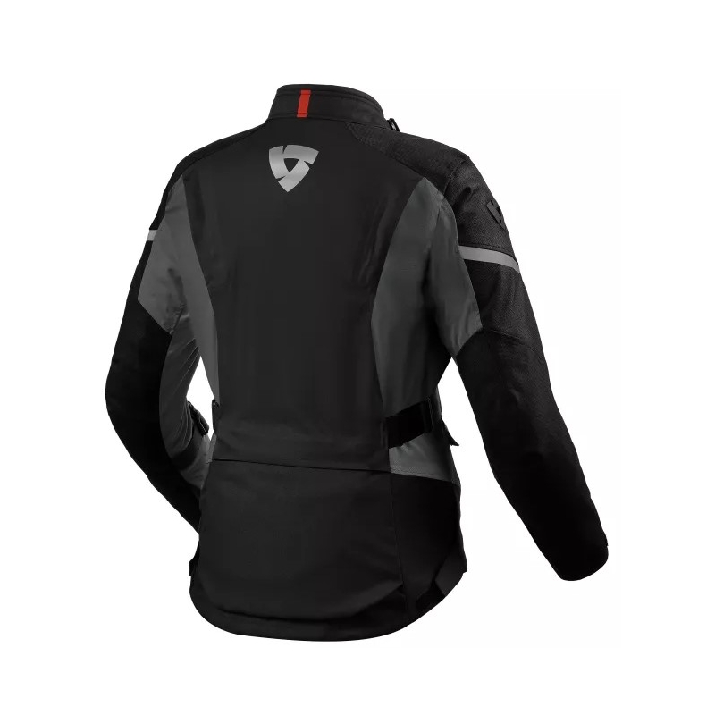 Dámska bunda na motocykel Revit Horizon 3 H2O čierno-červená