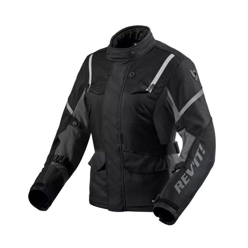Dámska bunda na motocykel Revit Horizon 3 H2O čierno-biela