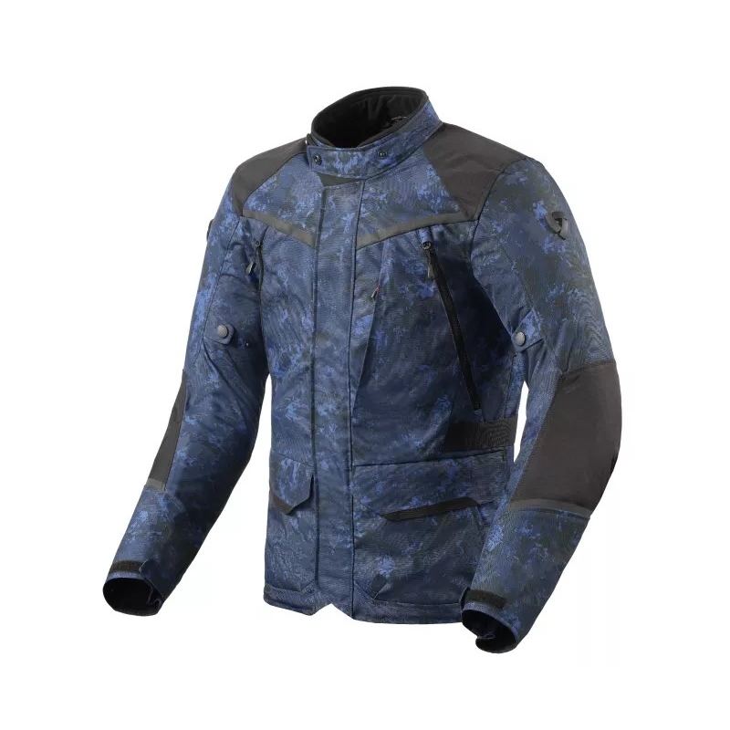 Bunda na motocykel Revit Voltiac 3 H2O camo modrá výpredaj