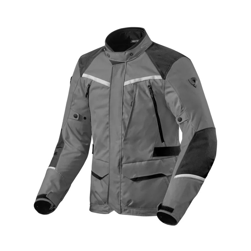 Bunda na motocykel Revit Voltiac 3 H2O šedo-čierna