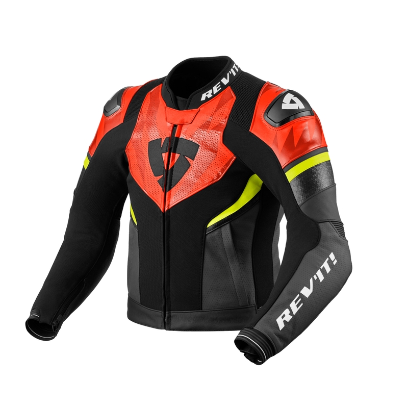 Bunda na motocykel Revit Hyperspeed 2 Air čierno-fluorescenčno červená výpredaj
